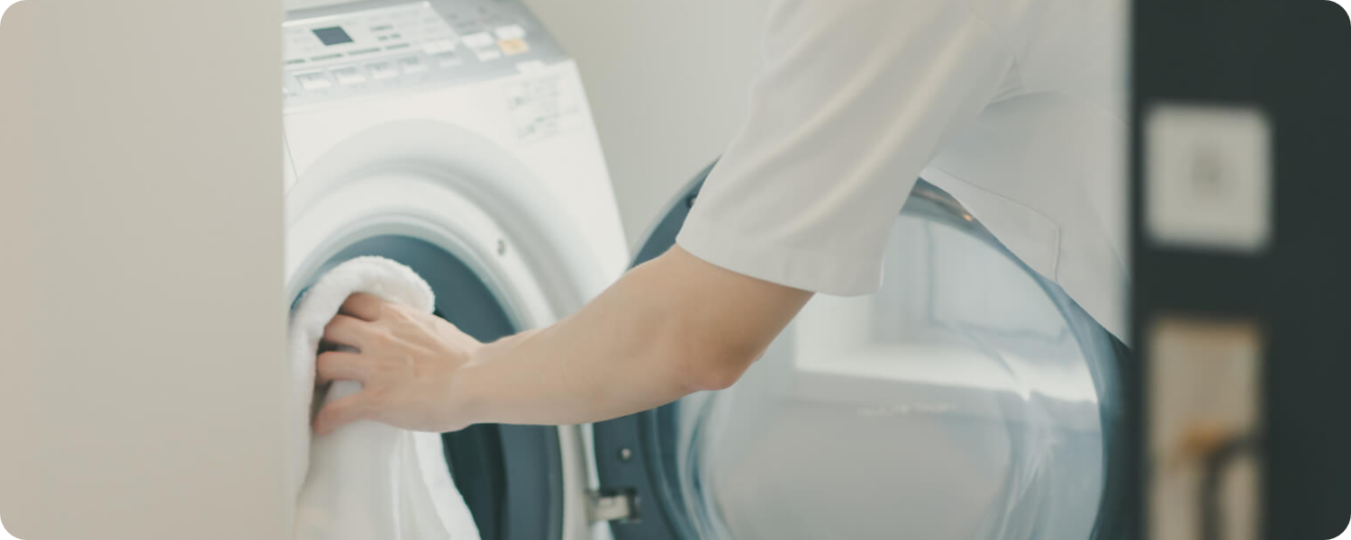 ドラム式洗濯機分解クリーニングのイメージ写真