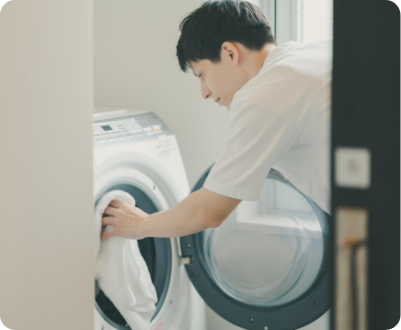 ドラム式洗濯機分解クリーニング