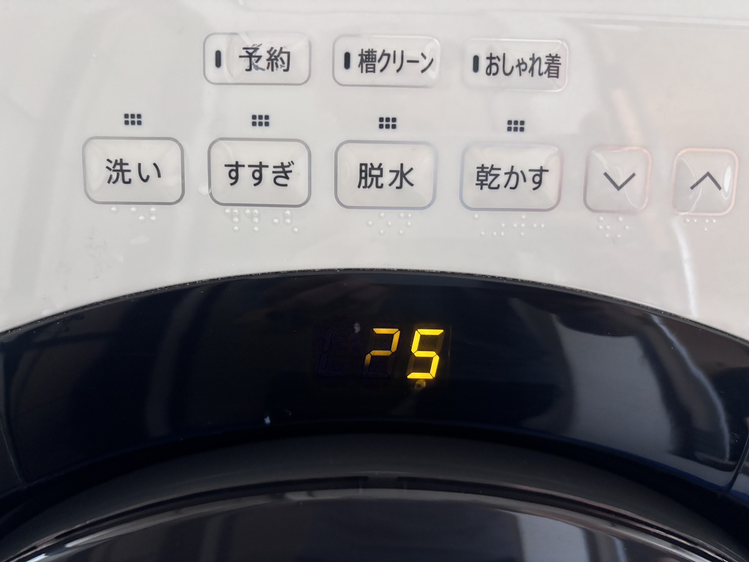 操作パネルに表示されたエラー表示